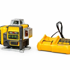 Kraftworld Αυτορυθμιζόμενο Γραμμικό Αλφάδι Laser Πράσινης Δέσμης με Εύρος Εργασίας 50m